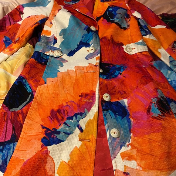 Multicolored light coat/jacket - Picture 1 of 11
